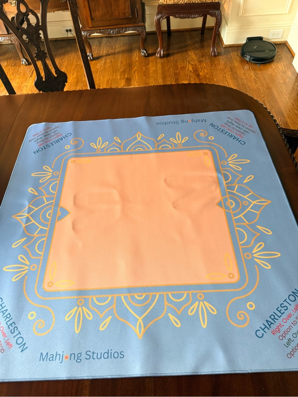Mahjong Studios Mat. Never used. Charleston description on sides.